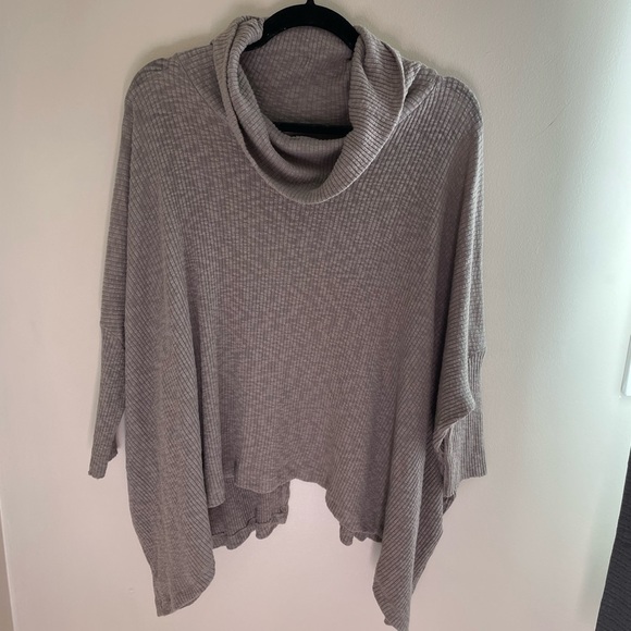 free People World Traveler Cowlneck Knit Sweater Size L - Picture 4 of 10